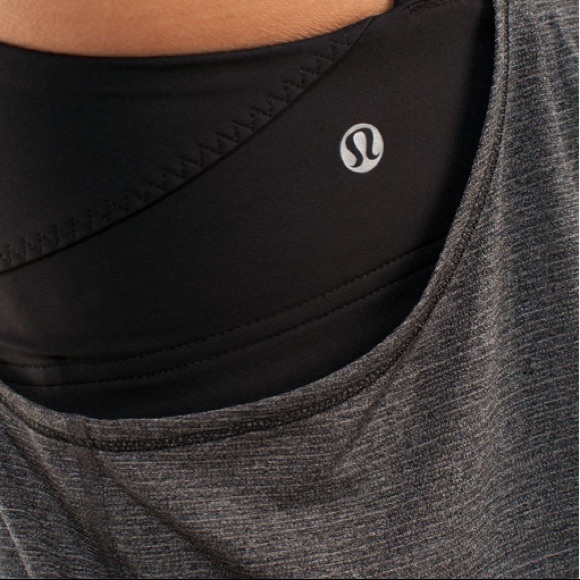 Lululemon Run: Back On Track Tank Heathered Black - Picture 4 of 16